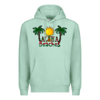 Seafoam aloha beaches Premium Hoodie - CowhideDigitalArt