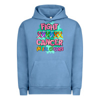 Pigment Pebble Blue fight cancer in all colors Urban Hoodie - AdoDesignShop