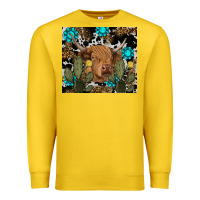 Lemon western cow Premium Sweatshirt - RanaPortraitStore