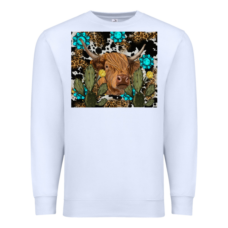 Western Cow Premium Sweatshirt by RanaPortraitStore | Teevron