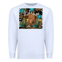 White western cow Premium Sweatshirt - RanaPortraitStore
