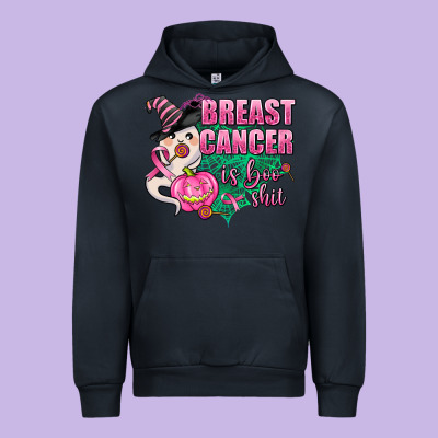 Breast Cancer Is Boo Shit Urban Hoodie Designed By Adodesignshop