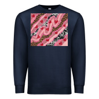 Navy valentines day pinky Premium Sweatshirt - RanaPortraitStore