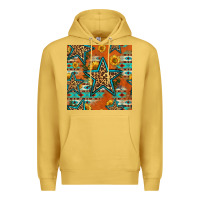 Antique Gold western stars seamless pattern Premium Hoodie - HRA Design Shop