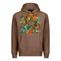 Chestnut western stars seamless pattern Premium Hoodie - HRA Design Shop