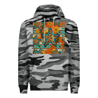 Slate Camo western stars seamless pattern Premium Hoodie - HRA Design Shop