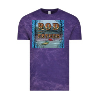 Cloud Purple rod father Vintage Tee - Artiststas