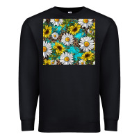 Black western daisy and sunflower Premium Sweatshirt - RanaPortraitStore