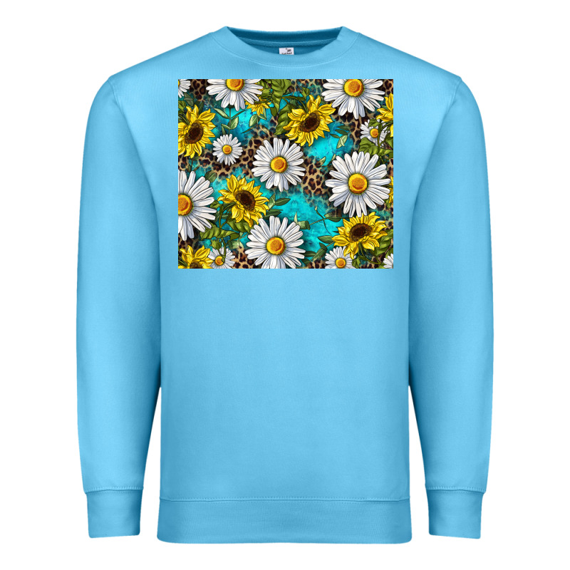 Western Daisy And Sunflower Premium Sweatshirt by RanaPortraitStore | Teevron