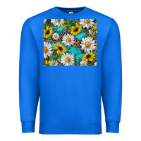 True Royal western daisy and sunflower Premium Sweatshirt - RanaPortraitStore