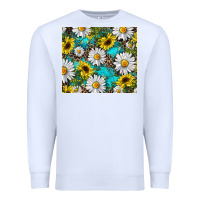 White western daisy and sunflower Premium Sweatshirt - RanaPortraitStore