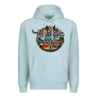 Blue Mist wranglinn mama Premium Hoodie - RacoonDesign