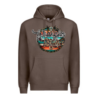 Coffee wranglinn mama Premium Hoodie - RacoonDesign