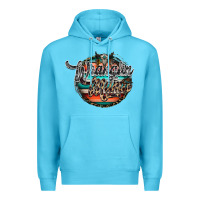Ocean Blue wranglinn mama Premium Hoodie - RacoonDesign