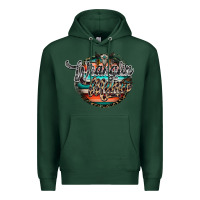 Sports Green wranglinn mama Premium Hoodie - RacoonDesign
