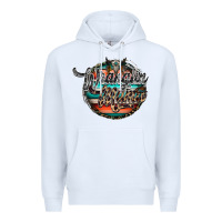 White wranglinn mama Premium Hoodie - RacoonDesign