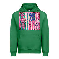 Emerald warrior breast cancer and american flag Urban Hoodie - AdoDesignShop
