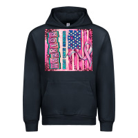 Navy warrior breast cancer and american flag Urban Hoodie - AdoDesignShop