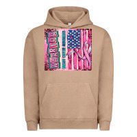 Pigment Burro warrior breast cancer and american flag Urban Hoodie - AdoDesignShop
