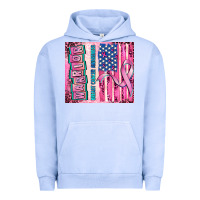 Pigment Grape Ice warrior breast cancer and american flag Urban Hoodie - AdoDesignShop