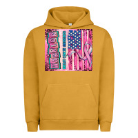 Pigment Peanut Butter warrior breast cancer and american flag Urban Hoodie - AdoDesignShop