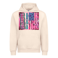 Sandshell warrior breast cancer and american flag Urban Hoodie - AdoDesignShop