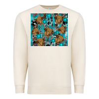 Sandshell western aztec highland cow Premium Sweatshirt - RanaPortraitStore