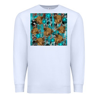 White western aztec highland cow Premium Sweatshirt - RanaPortraitStore