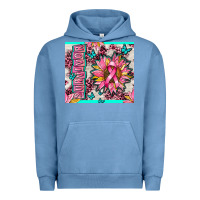 Pigment Pebble Blue survivor breast cancer Urban Hoodie - AdoDesignShop