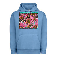 Pigment Pebble Blue breast cancer awareness Urban Hoodie - AdoDesignShop