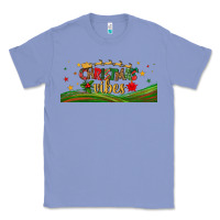 Colony Blue christmas vibes libbey glass Classic Tee - BundleAndBundleShop