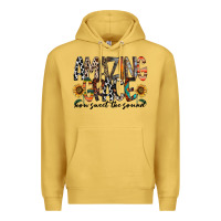 Antique Gold amazing grace how sweet the sound Premium Hoodie - RacoonDesign