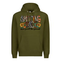 Army Green amazing grace how sweet the sound Premium Hoodie - RacoonDesign