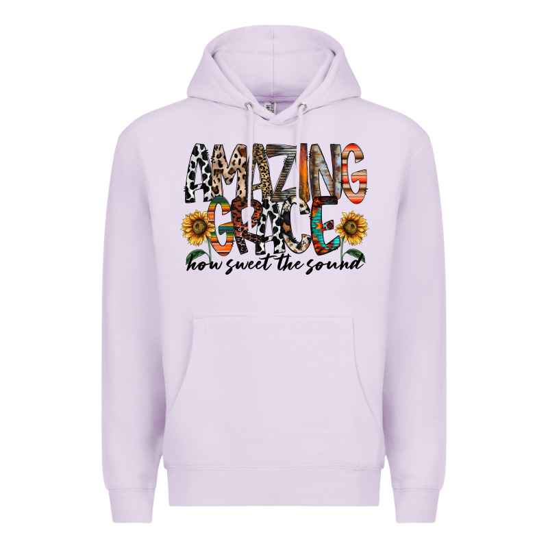 Amazing Grace How Sweet The Sound Premium Hoodie by RacoonDesign | Teevron