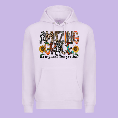 Amazing Grace How Sweet The Sound Premium Hoodie Designed By Racoondesign