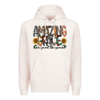 Pale Pink amazing grace how sweet the sound Premium Hoodie - RacoonDesign