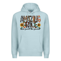 Blue Mist amazing grace how sweet the sound Premium Hoodie - RacoonDesign