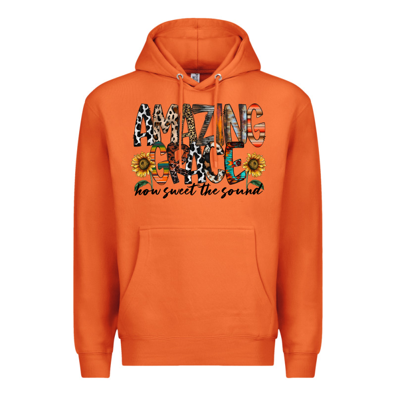 Amazing Grace How Sweet The Sound Premium Hoodie by RacoonDesign | Teevron