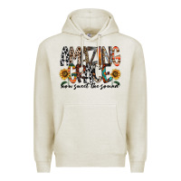 Oatmeal Heather amazing grace how sweet the sound Premium Hoodie - RacoonDesign