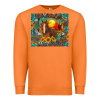 Carrot western horse and desert tumbler Premium Sweatshirt - RanaPortraitStore