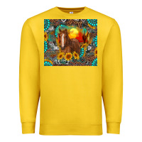 Lemon western horse and desert tumbler Premium Sweatshirt - RanaPortraitStore