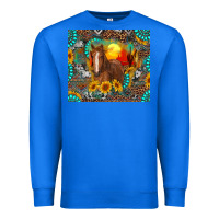 True Royal western horse and desert tumbler Premium Sweatshirt - RanaPortraitStore