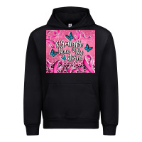 Black stronger than the stormcancer Urban Hoodie - AdoDesignShop