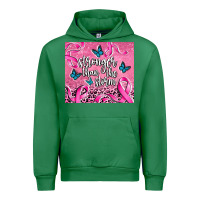 Emerald stronger than the stormcancer Urban Hoodie - AdoDesignShop