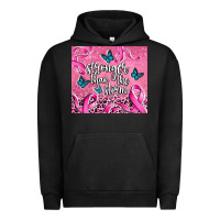 Pigment Black stronger than the stormcancer Urban Hoodie - AdoDesignShop