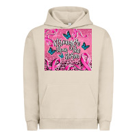 Pigment French Oak stronger than the stormcancer Urban Hoodie - AdoDesignShop