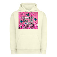 Pigment Pistachio stronger than the stormcancer Urban Hoodie - AdoDesignShop