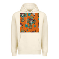 Tofu western cross and bull skull seamless pattern Premium Hoodie - HRA Design Shop