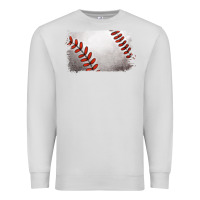 Dove Grey baseball brushstroke Premium Sweatshirt - RanaPortraitStore