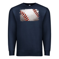 Navy baseball brushstroke Premium Sweatshirt - RanaPortraitStore
